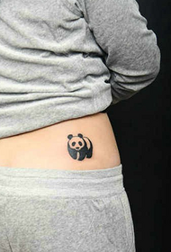 Meng halott panda tetoválás