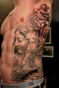 Welsha Lisa Tattoo Muster an der Taille