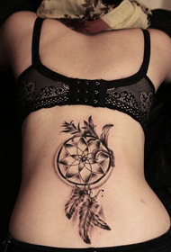 Schönheit Taille schöne ästhetische Traumfänger Tattoo-Muster
