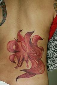 móda dámsky pás pekne vyzerajúci vzor tetovania líška deväťvlasých obrázok 70274 krása pás iba krásny motýľ tetovanie vzor obrázok