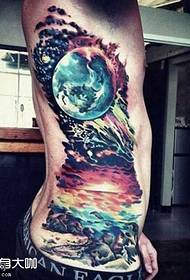 Mamanu Planet Tattoo Pattern