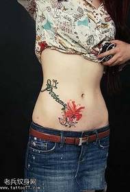 талія мандали квітка татуювання візерунок
