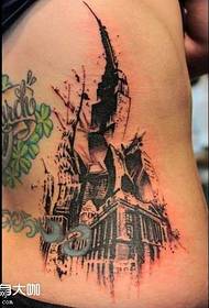 modello del tatuaggio della casa di vita