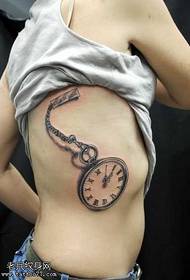 талия татуировка часовник модел