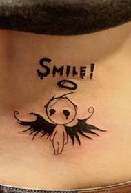 Sexy tattoo with sexy waist