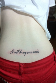 tatuaggio di parole inglesi bella vita delle ragazze