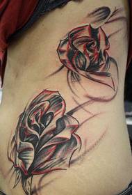 wamkazi m'chiuno njira tattoo rose