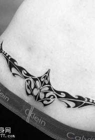 waist waist totem tattoo pattern