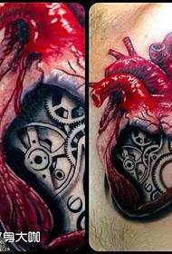 vyötärö sydän kone Tattoo kuvio