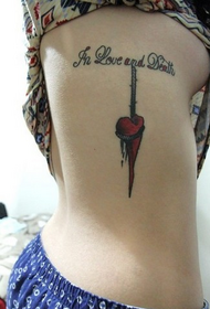 tatuaggio creativo lato vita 69251 - Tatuaggio di amore color tatuaggio sul retro della vita funziona
