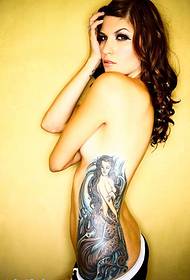 tatuaje de cintura feminina sexy