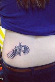 Fantastico bel modello di tatuaggio a pistola prepotente