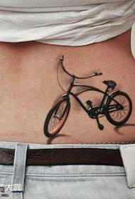 Taille Fahrrad Tattoo-Muster