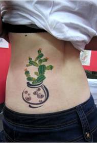 waist baineann álainn agus álainn pictiúr pictiúr tattoo tattoo