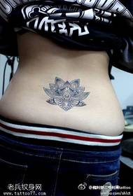 Lotus uhakika takatifu safi tattoo muundo