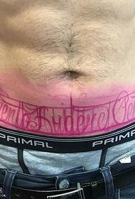 Blummen Kierper Englesch Gürtel Tattoo Muster
