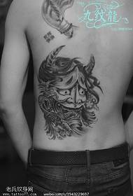 კლასიკური ტრადიციული prajna tattoo ნიმუში