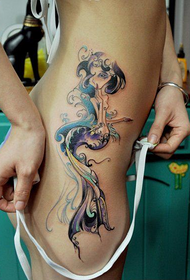 kauneus vyötärö jaloille kawaii merenneito tatuointi kuvia