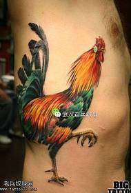 side waist color big cock tattoo picture