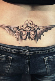 modello di tatuaggio Gemini moda vita in vita
