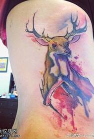 Tinta at Espiritu Deer Tattoo Pattern