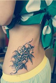 personalidade moda cintura bela bela ampulheta tatuagem padrão imagem