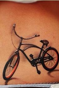 Taille Persönlichkeit Fahrrad Tattoo Bild Anerkennung Bild