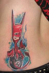 simpatico tatuaggio piccolo mostro in vita