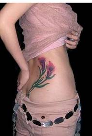 bella vita bella bella immagine del tatuaggio del tulipano di colore bello