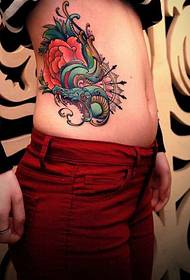 beauté couleur dominante tatouage taille côté tatouage