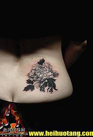 kugu mai kyau kyakkyawan zane na peony tattoo