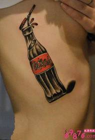 Sommer Eis Cola Taille Tattoo Bild