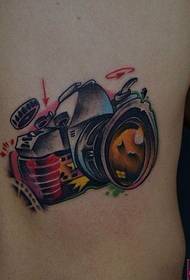 color camera waist tattoo picture