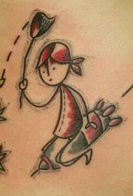 cintura personalità figura bambola naughty personalità tatuaggio figura