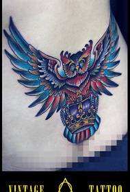 corak tatu hantu warna pinggang