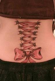 tatuaggio dell'arco 3D della vita della donna