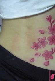サイドウエスト桜美しいタトゥーパターン画像