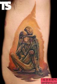 μέση δημιουργική αγάπη των έργων τατουάζ κωφούς