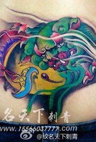 ragazza cintura classica cool Tang leone mudellu di tatuaggi