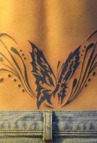 краса талії красиві татуювання метелик татуювання