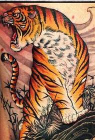 персоналізований чоловічий бік талії тигр татуювання візерунок малюнок