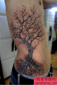 Tattoo შოუ ბარი რეკომენდირებულია გვერდითი წელის ხის tattoo სურათის მიხედვით