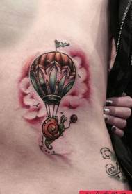 tattoo toon foto beveel een vrouw in de taille Tattoo patroon