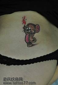 super simpatičan uzorak tetovaža miša struka