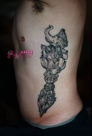 vita da uomo come il dio Vajra tatuaggio immagine