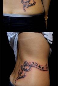 Maligayang pagdating sa sikat na itim at puting pattern ng tattoo ng anchor