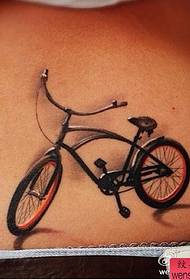 travaux de tatouage de vélo de taille