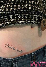 foto e vogël e freskët e tatuazhit në anglisht 71118 @ lepuri sexy u rrit fotografia model tatuazhesh