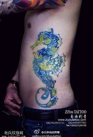pola tattoo hippocampus sisi cangkéng