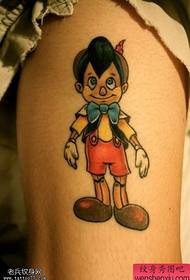 Säit Taille Cartoon Charakter Tattoo funktionnéiert vun Tattooen